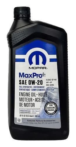 Aceite Motor 0w20 Mopar