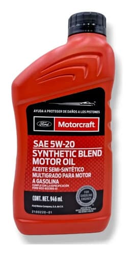 Aceite Motor 5w20 Sintetico Motorcraft